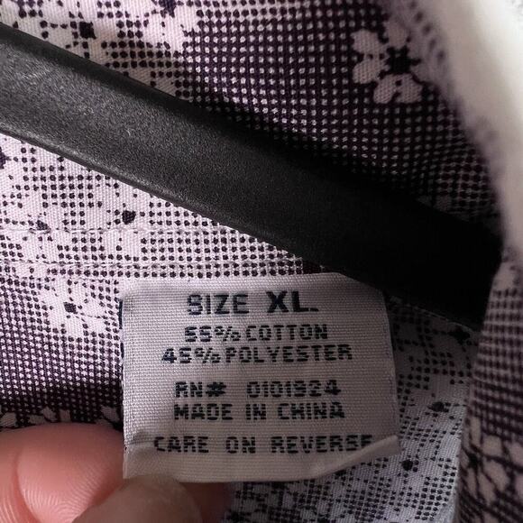 Design Inspired by the Art of John Lennon Shirt Men's XL White/Blue Striped - Picture 9 of 16